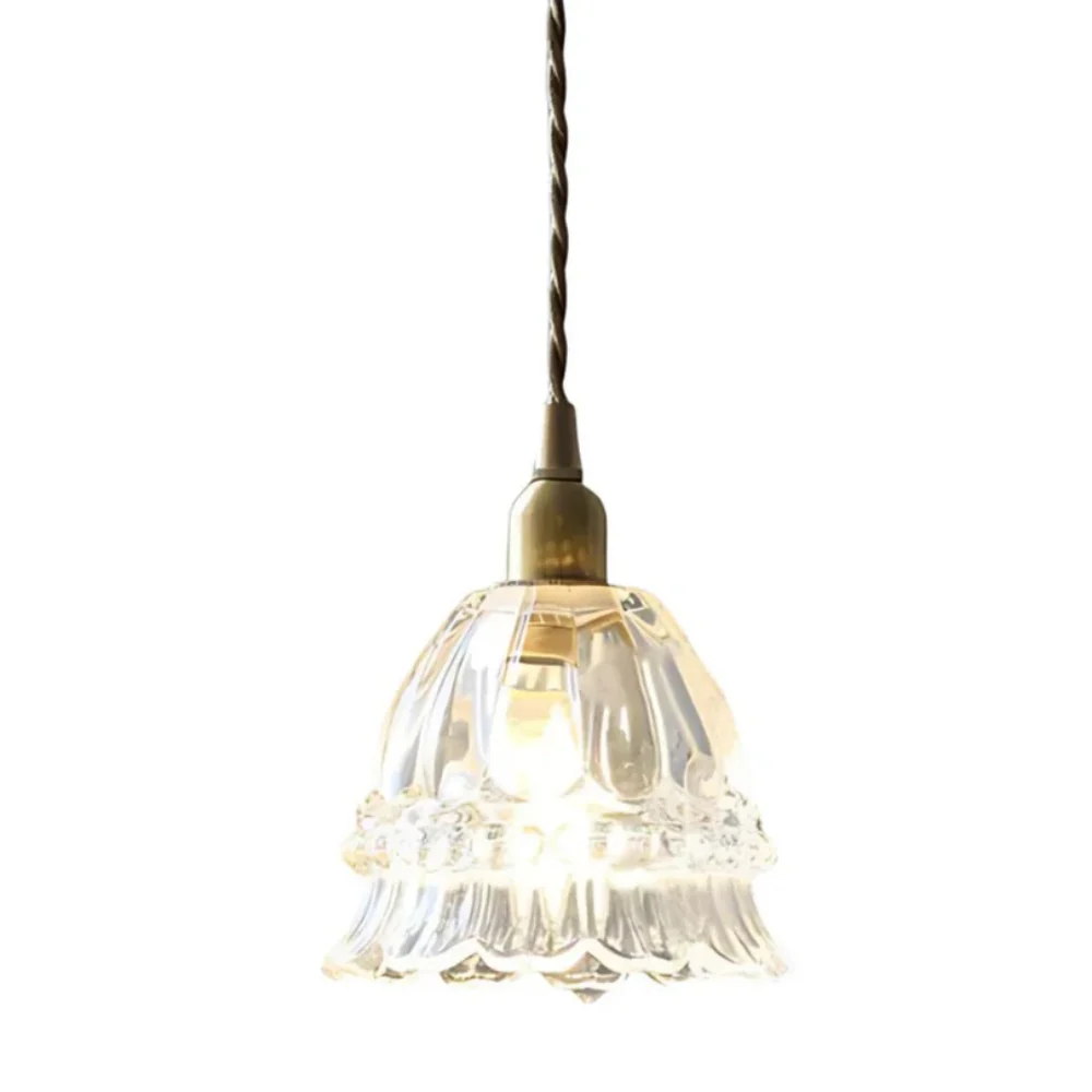 Aurelie Pastoral Jellyfish Glass Pendant Light