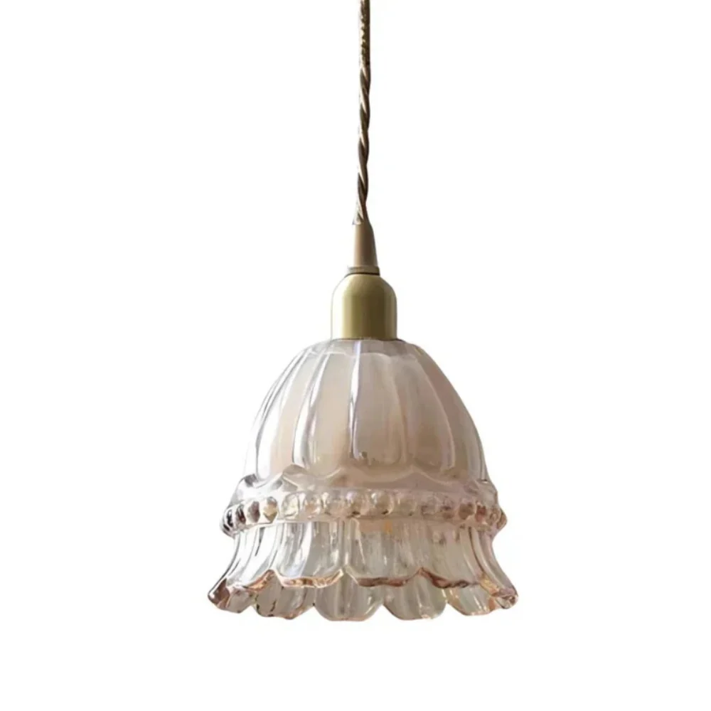 Aurelie Pastoral Jellyfish Glass Pendant Light