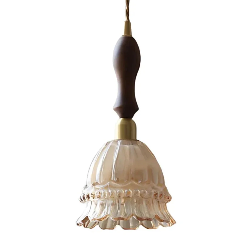 Aurelie Pastoral Jellyfish Glass Pendant Light