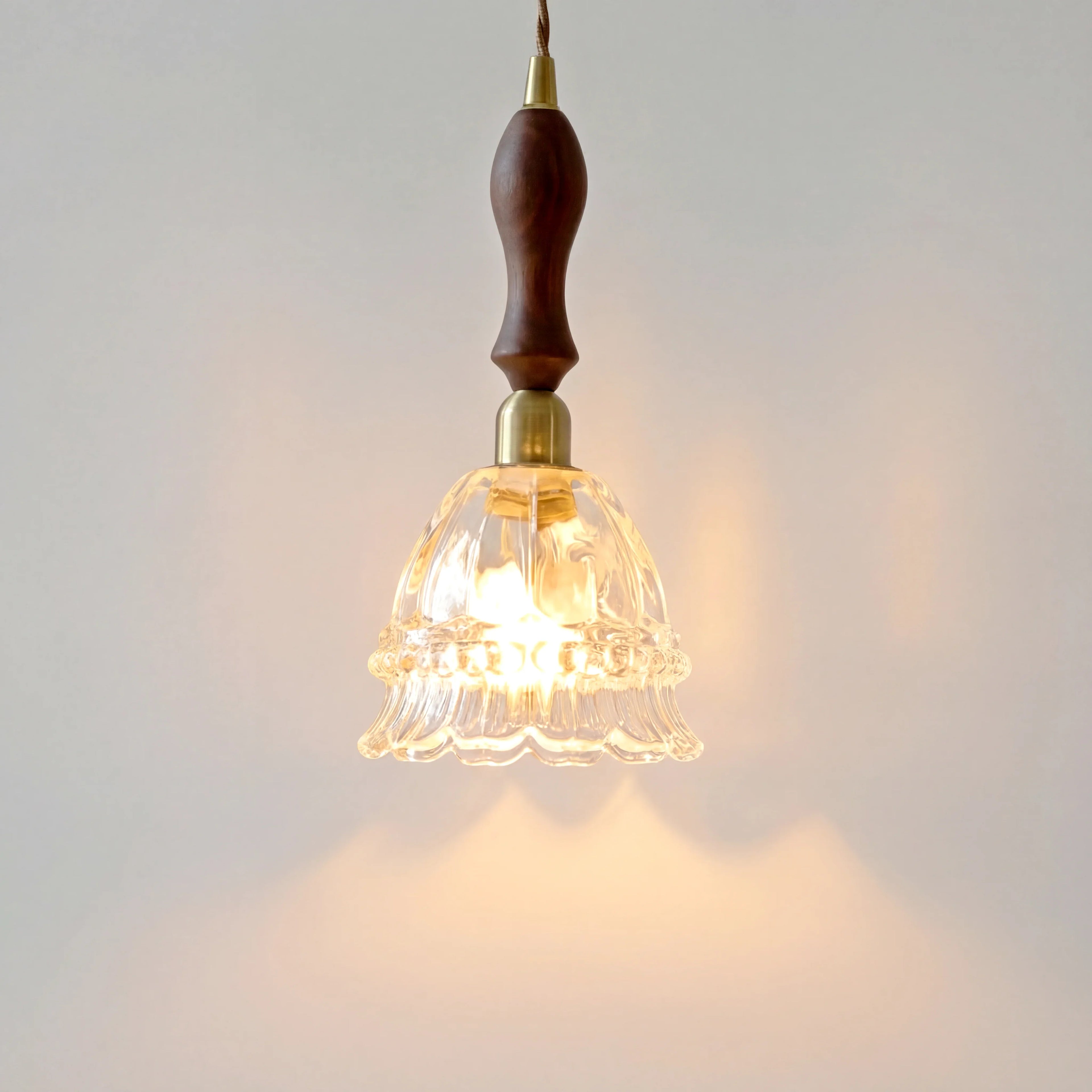 Aurelie Pastoral Jellyfish Glass Pendant Light