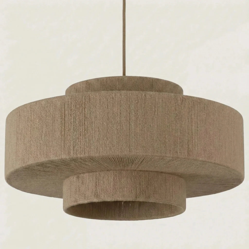 Aurelio Modern Natural Cotton Pendant Light