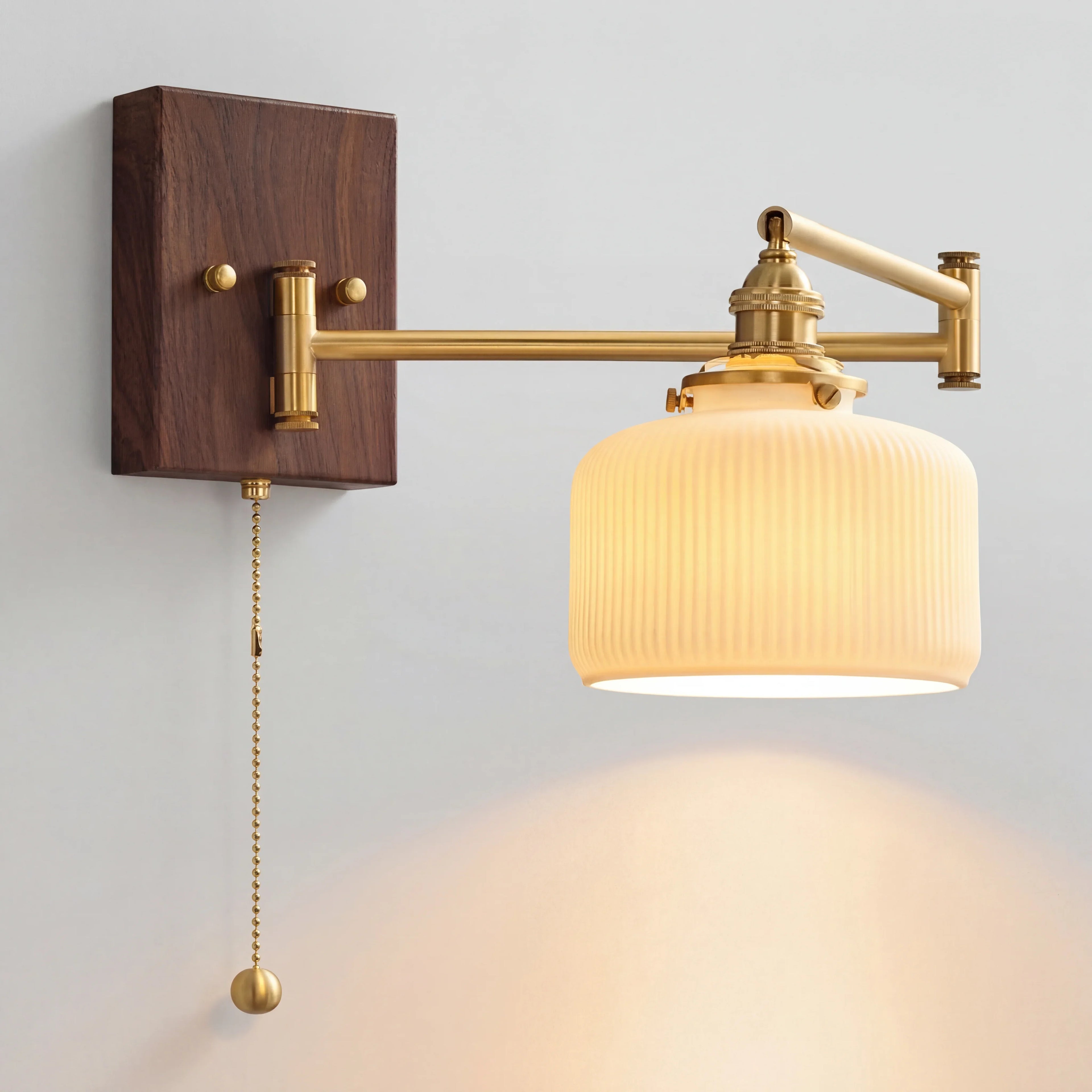 Aurora Retro Ceramic Swing Arm Wall Lamp