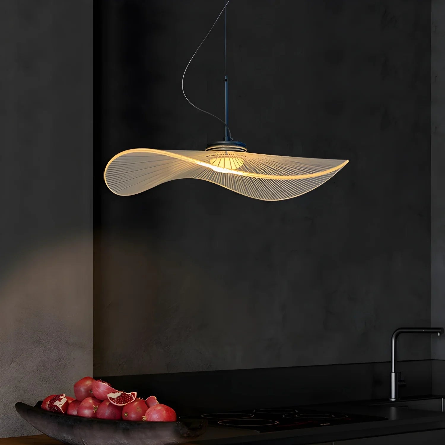 Anwen Nordic Acrylic Lotus Leaf Led Pendant Light