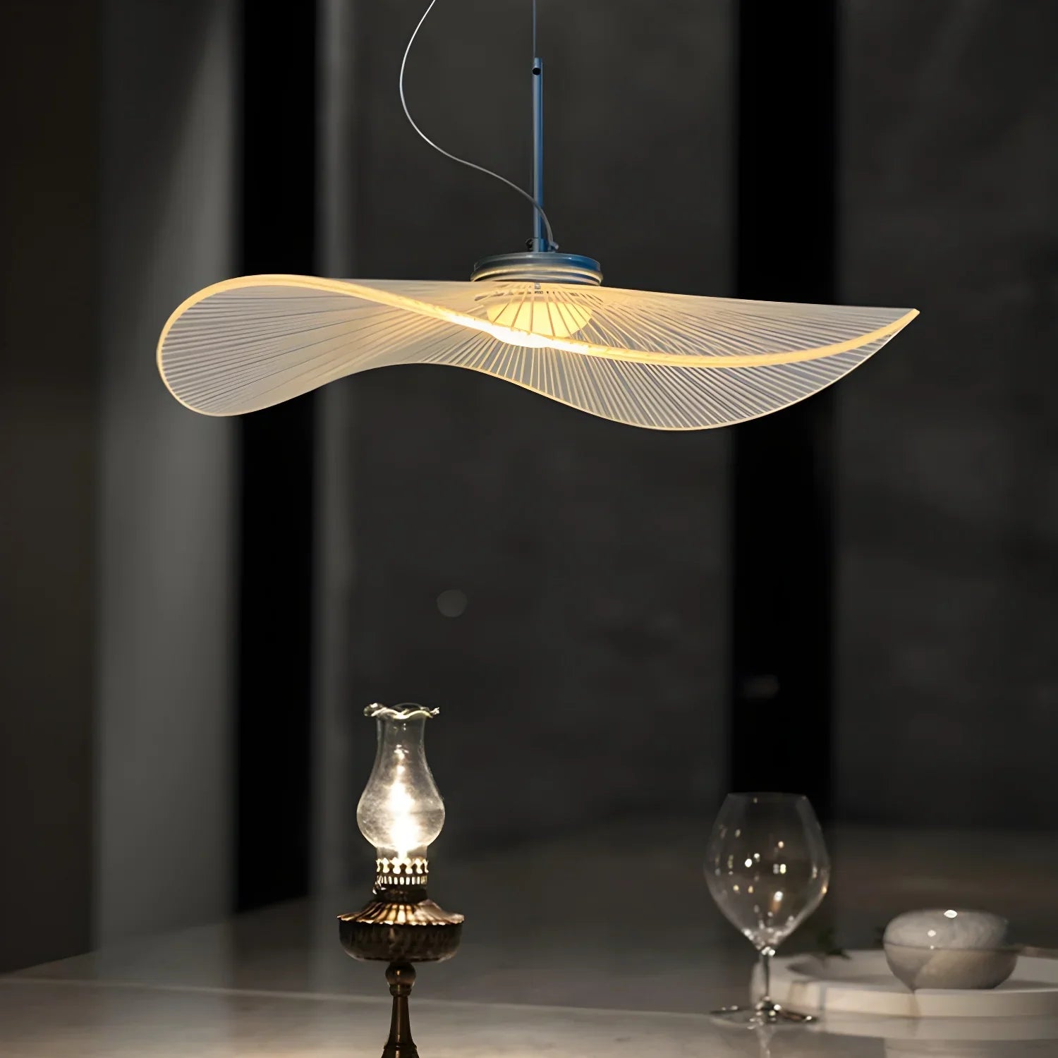 Anwen Nordic Acrylic Lotus Leaf Led Pendant Light