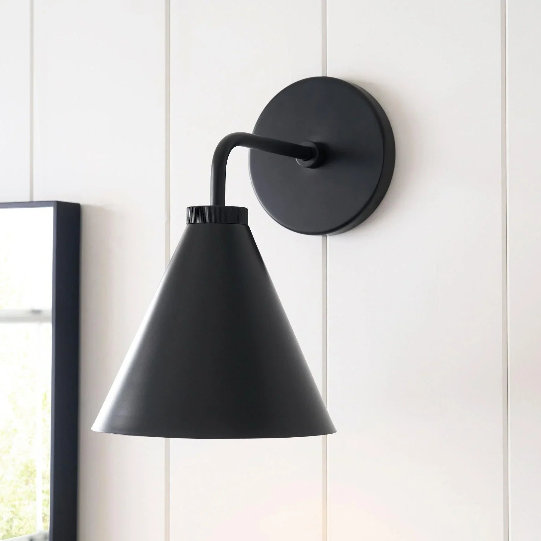 Ariadne Retro Metal Cone Wall Light