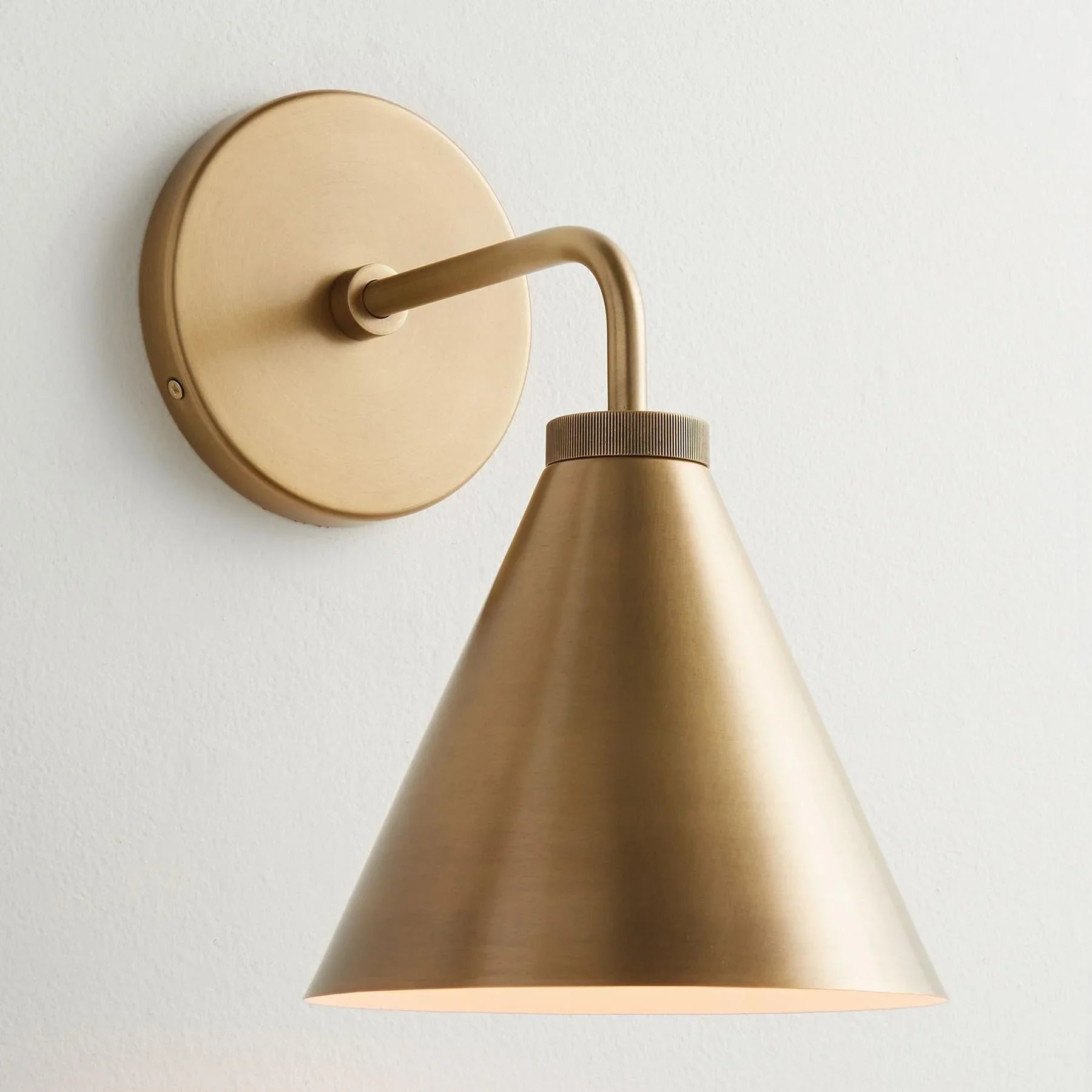 Ariadne Retro Metal Cone Wall Light