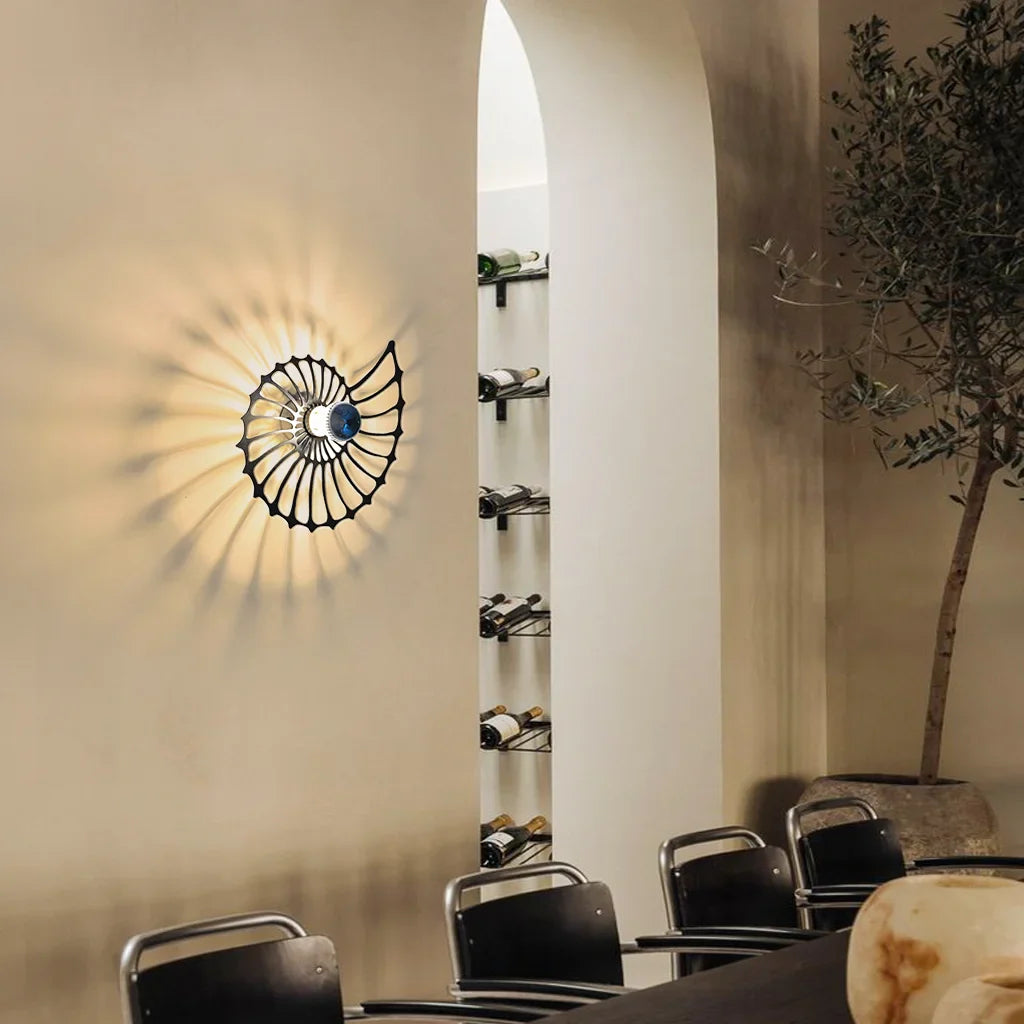 Aegir Nautilus Design Decorative LED Wall lamp