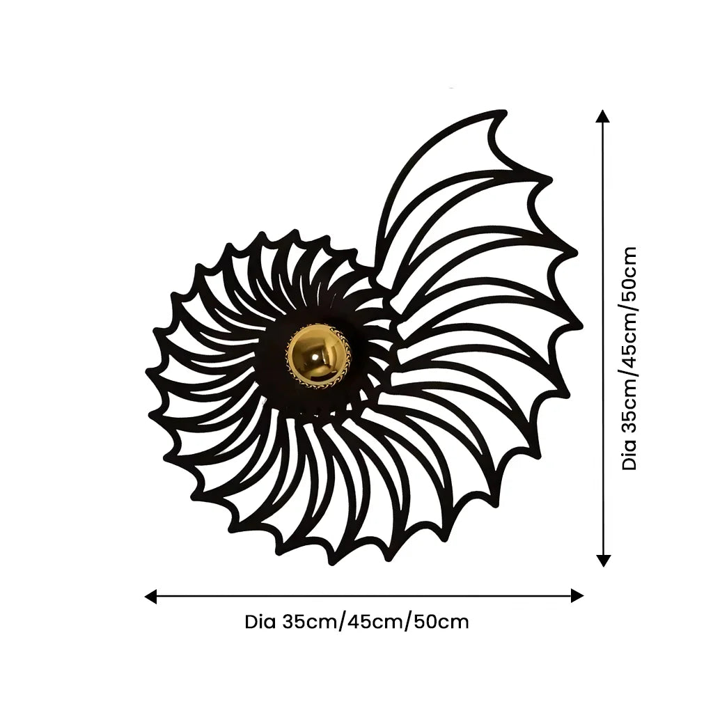 Aegir Nautilus Design Decorative LED Wall lamp